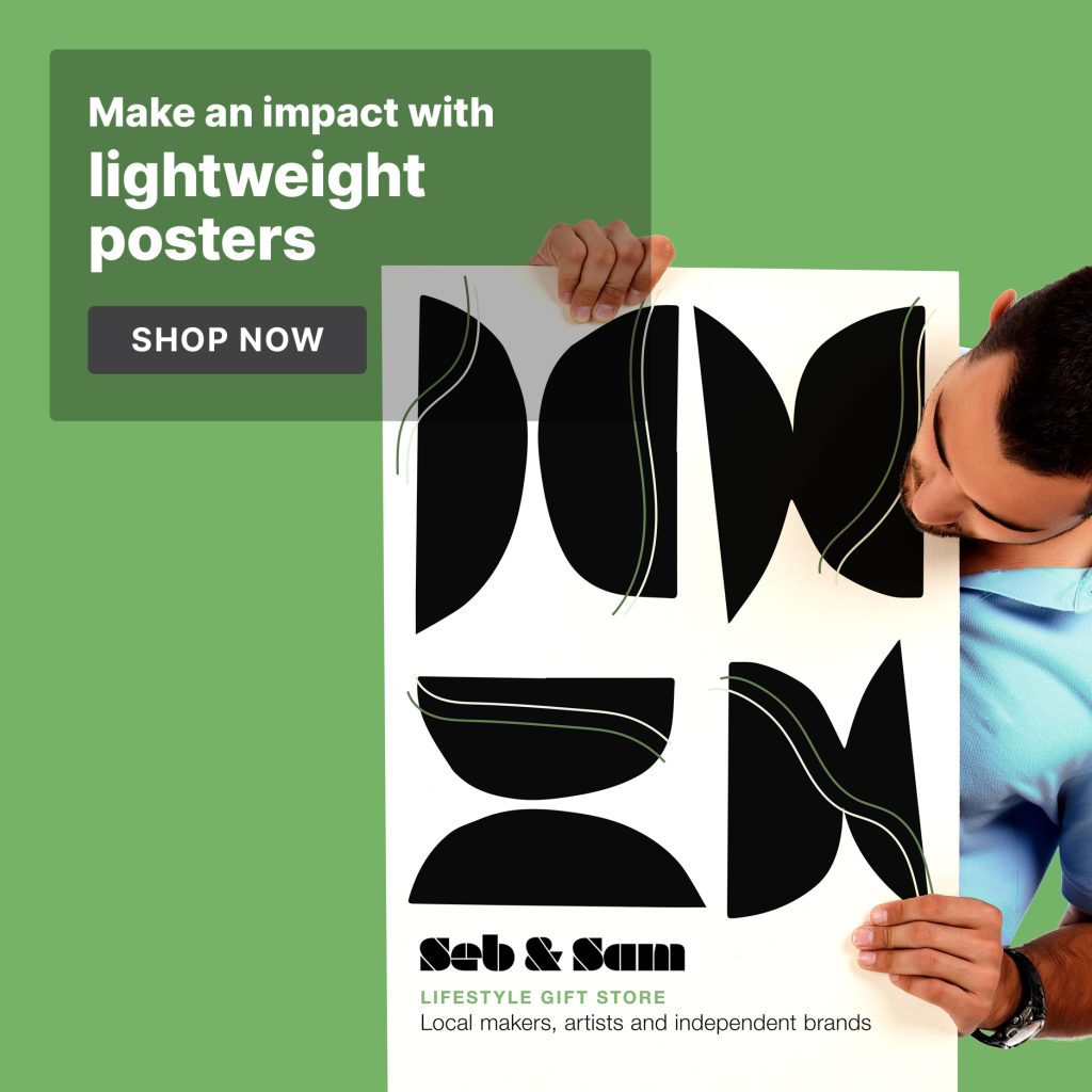 Lightweight posters