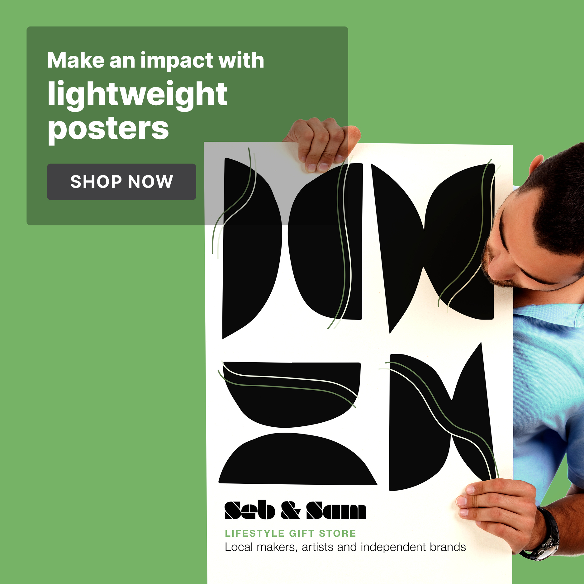 Lightweight posters