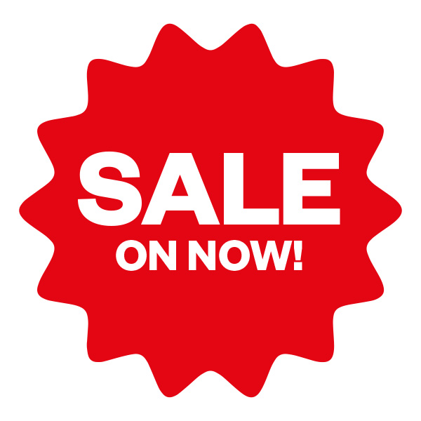 Repositional 'SALE ON NOW!' Poster