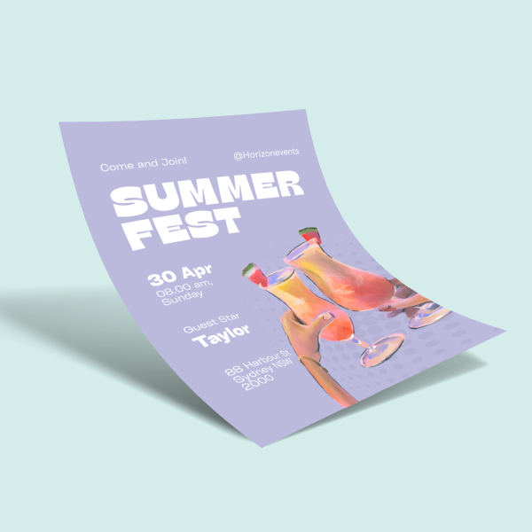 Repositionable posters